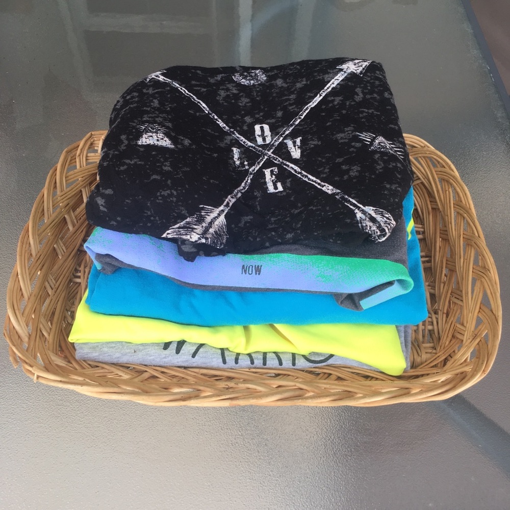 5-PIECE WORKOUT TOPS BUNDLE